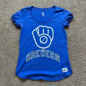 Vintage Blue Nike Milwaukee Brewers t-shirt